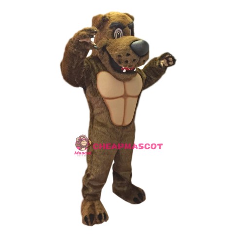 Fierce Power Dog Mascot Costume