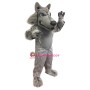 Power Fierce Grey Wolf Mascot Costume