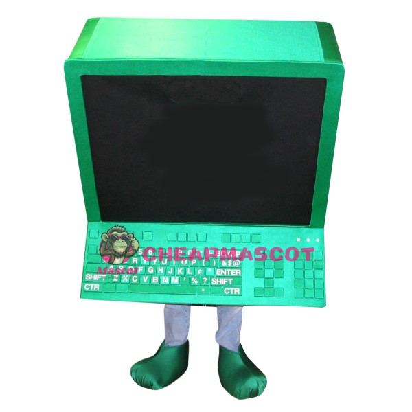 Friendly Computer Mascot Costume