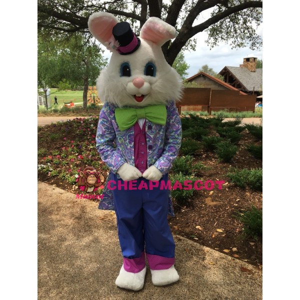 Friendly Lightweight Easter Bunny Mascot Costume