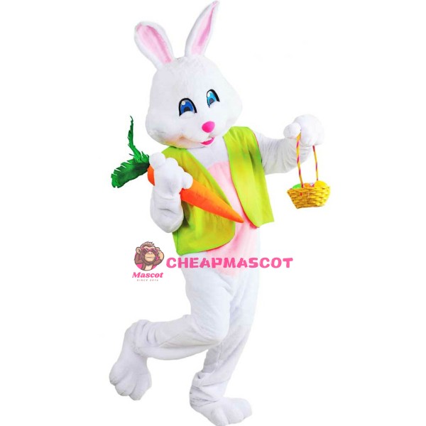 Friendly Easter Bunny Rabbit Mascot Costume