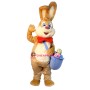 Friendly Brown Bunny Mascot Costume