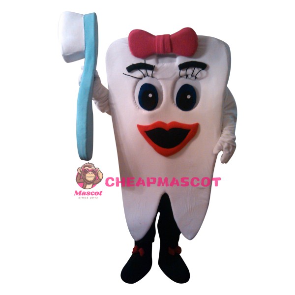 Teeth And Toothbrushes Mascot Costume