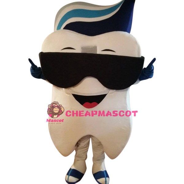 Cool Teeth Mascot Costume