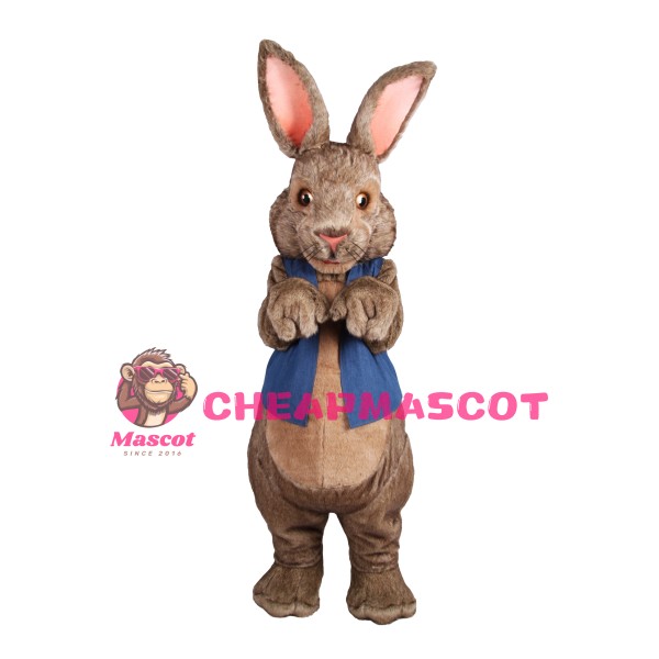 Superb Brown Bunny Rabbit Mascot Costume