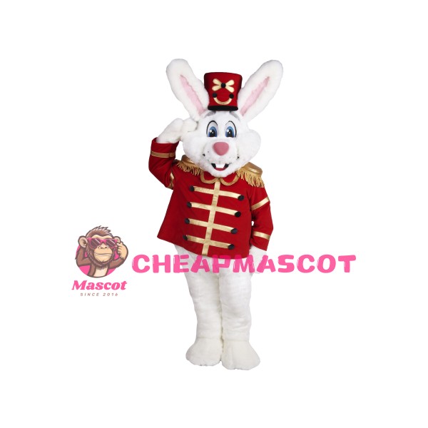 Soldier Rabbit Mascot Costume