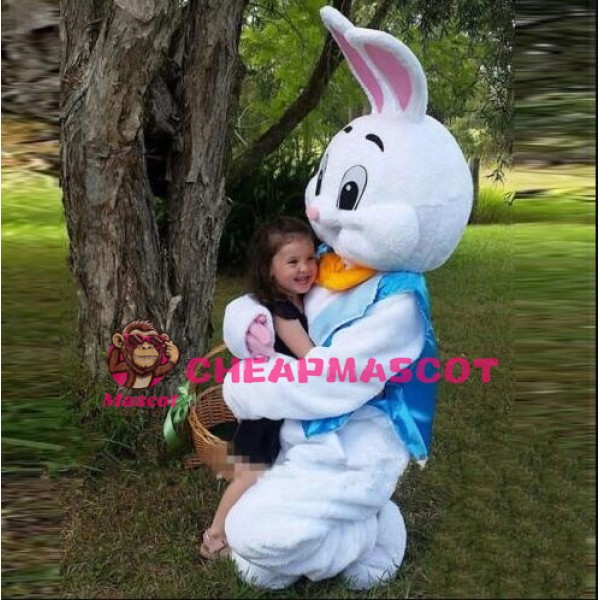 Easter Bunny Mascot Costume Adult Costume US Warehouse In Stock