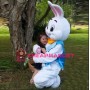 Easter Bunny Mascot Costume Adult Costume US Warehouse In Stock