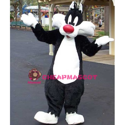 Looney Tunes Deluxe Sylvester The Cat Mascot Costume