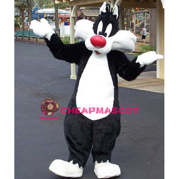 Looney Tunes Deluxe Sylvester The Cat Mascot Costume