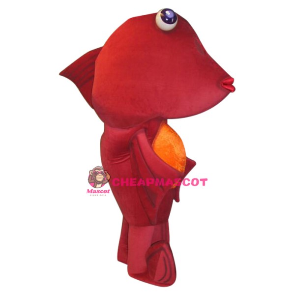 Red Carp Mascot Costume
