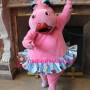 Beautiful Pink Hippo Mascot Costume