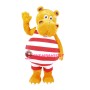Friendly Yellow Rhino Mascot Costume