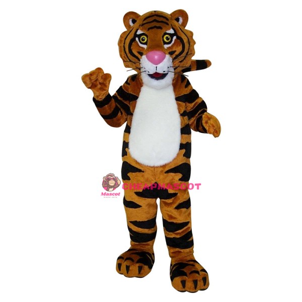 Superb Friendly Tiger Mascot Costume