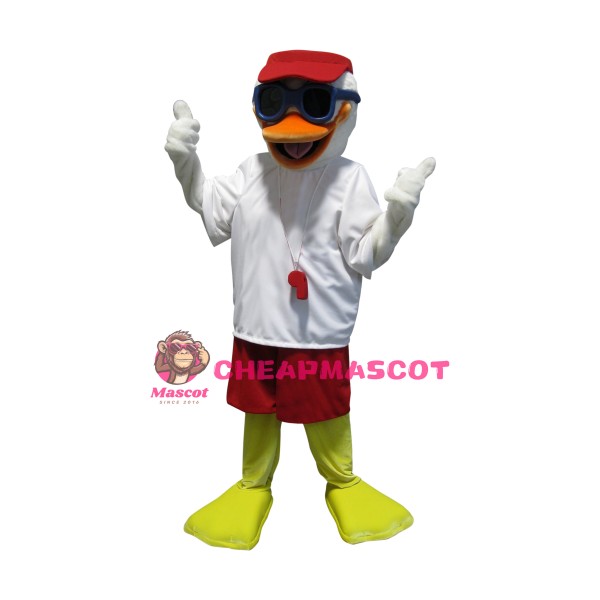 Superb Cool Duck Mascot Costume