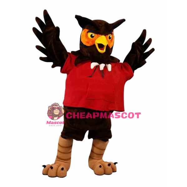 Superb University Owl Mascot Costume