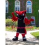 Power Fierce Red Owl Mascot Costume