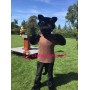 Superb Sport Black Panther Mascot Costume