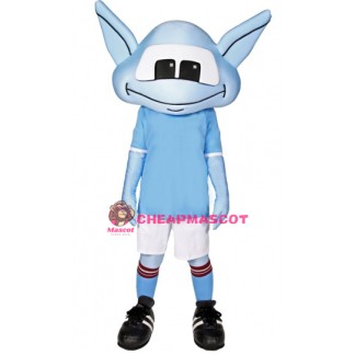 Blue Alien Mascot Costume