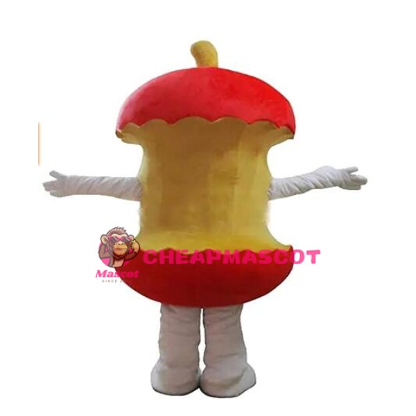 Red Apple Core Mascot Costume