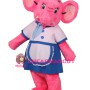 Beautiful Pink Elephant Mascot Costume