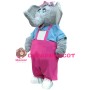 Superb Realistic Elephant Mascot Costume