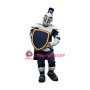 Superb Blue & White Knight Mascot Costume