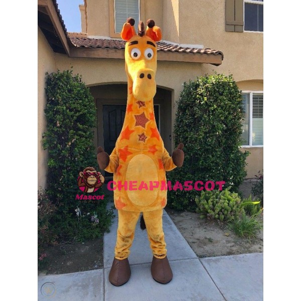 Superb Cute Giraffe Mascot Costume