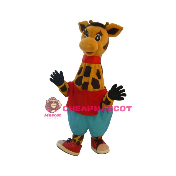Lovely Lightweight Giraffe Mascot Costume