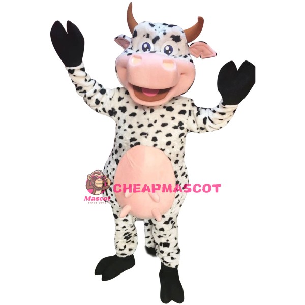 Lovely Cow Mascot Costume