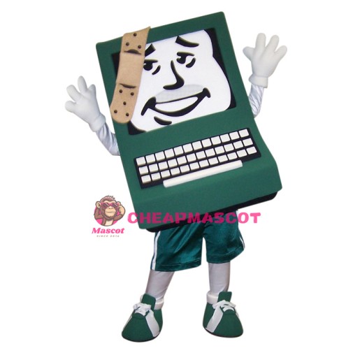 Happy Lightweight Computer Mascot Costume