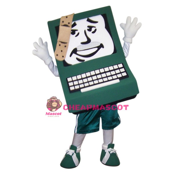 Happy Lightweight Computer Mascot Costume