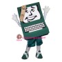 Happy Lightweight Computer Mascot Costume