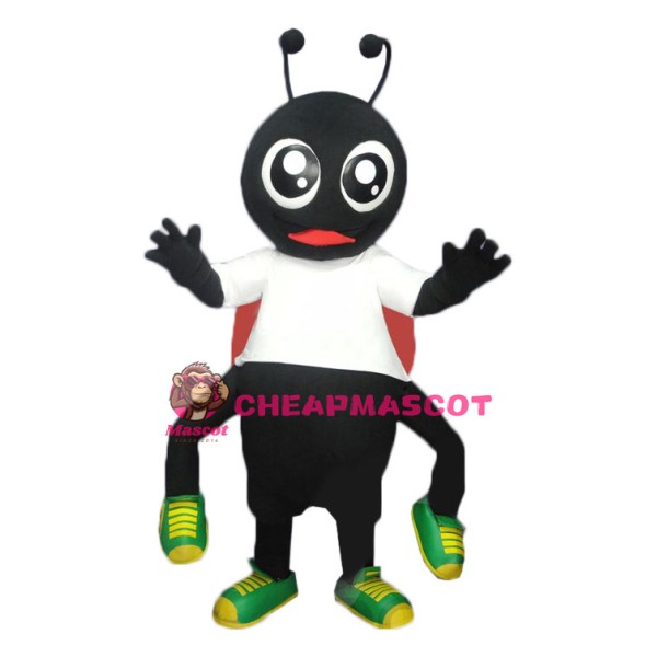 Superb Black Ant Mascot Costume