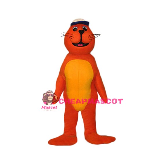Orange Seal Mascot Costume