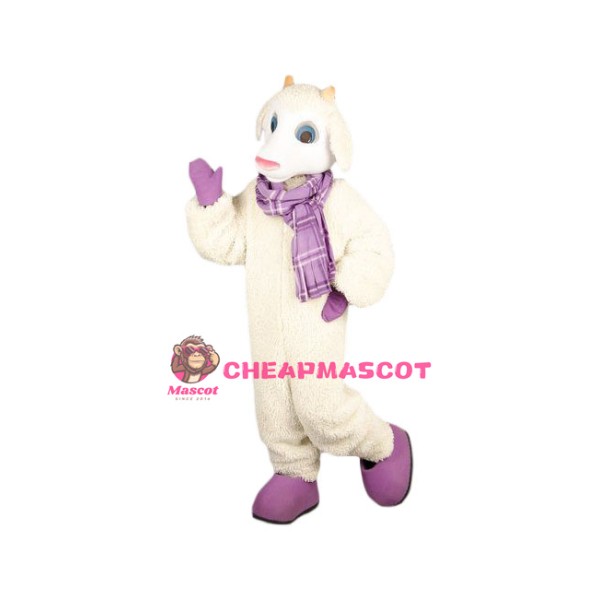 Superb Friendly Sheep Mascot Costume