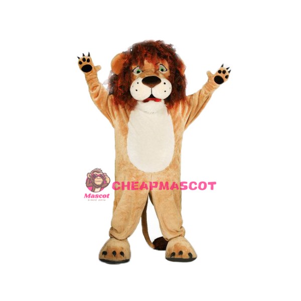 Superb Lovely Lion Mascot Costume