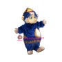 Blue Monkey Mascot Costume