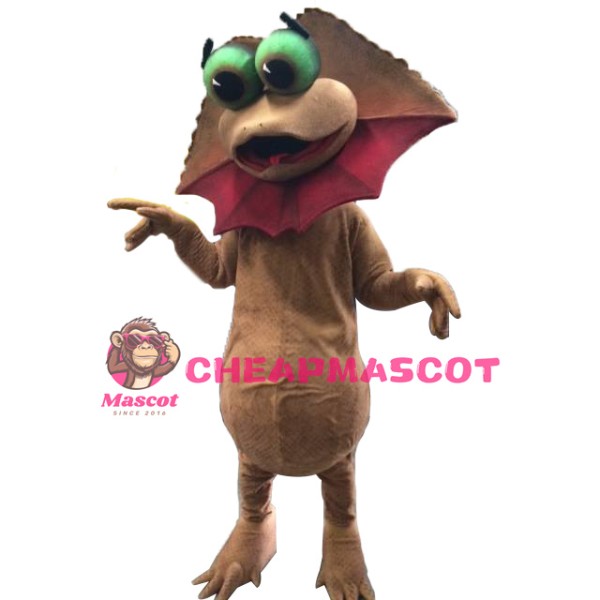 Frilled Neck Lizard Mascot Costume