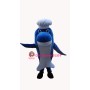 Affordable Chef Dolphin Mascot Costume