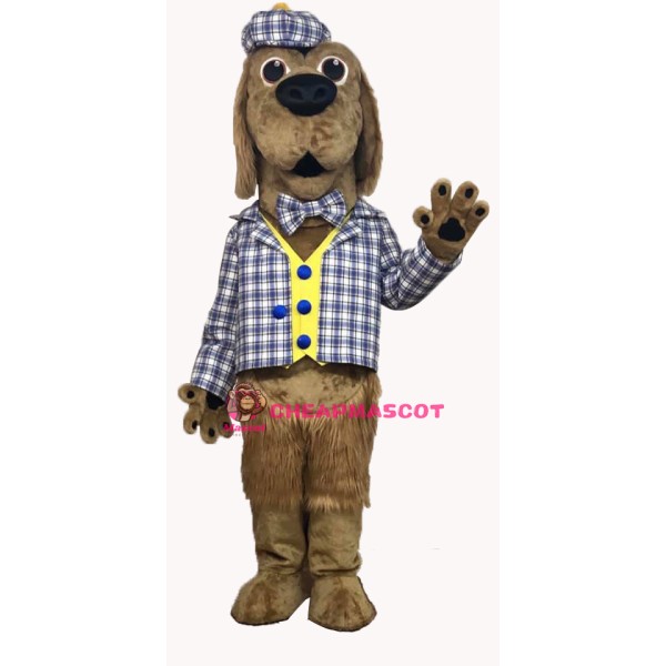 Superb Brown Dog Mascot Costume