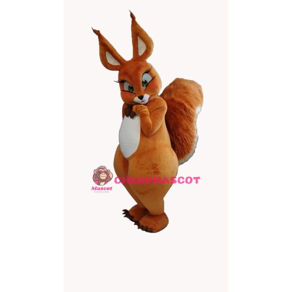 Superb Beautiful Squirrel Mascot Costume