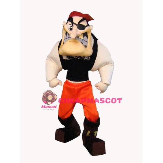 Superb Power Pirate Mascot Costume