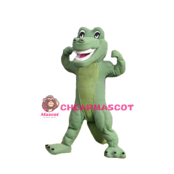 Power Friendly Crocodile Mascot Costume