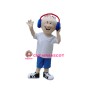 Superb Music Boy Mascot Costume