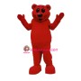 Red Teddy Bear Mascot Costume