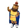 Power Muscular King Lion Mascot Costume