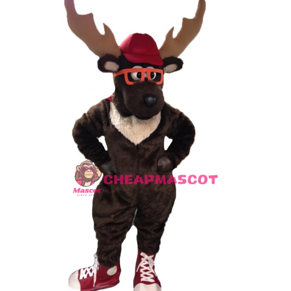 Superb Moose Mascot Costume