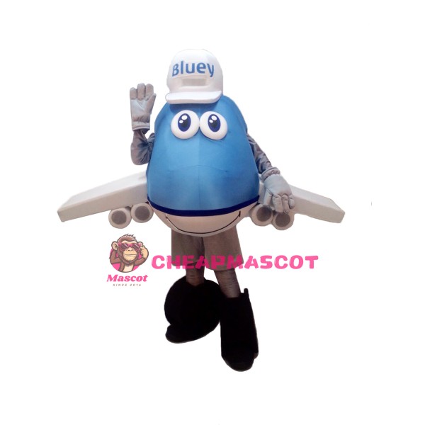 Superb Airplane Mascot Costume