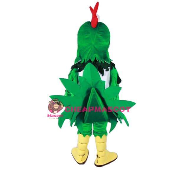 Green Chicken Mascot Costume